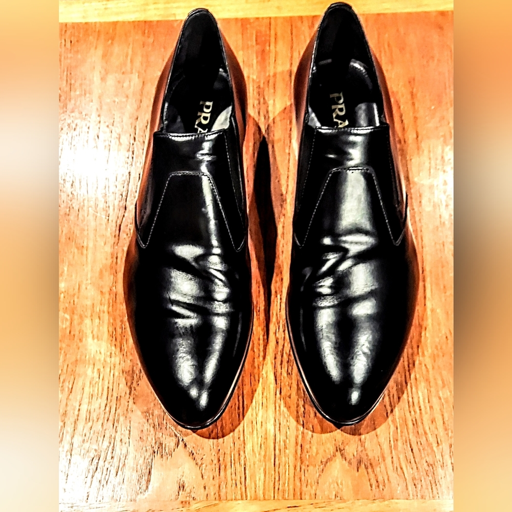 Prada Spazzolato Loafers
